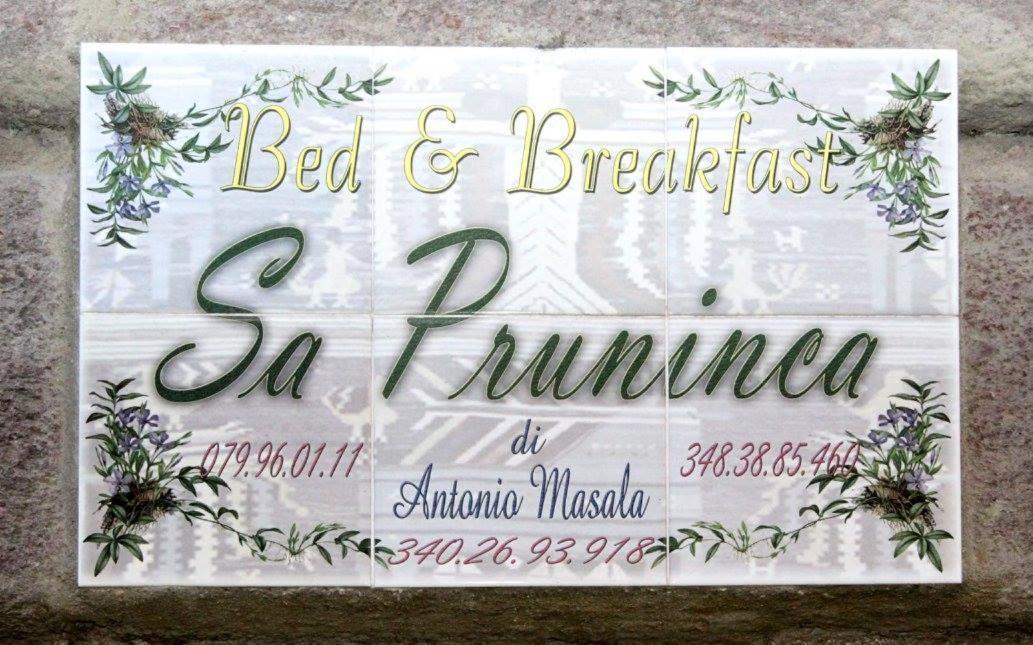 Bed and Breakfast Sa Pruninca à Villanova Monteleone Extérieur photo